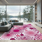 Crimson Pink Dot Radiance Rug
