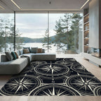 Antique Compass Rose Collection Rug