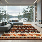 Earthy Arrow Native Stripe Rug