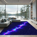 Cosmic Nebula Bolt Lightning Rug