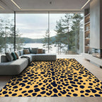 Amber Black Animal Spots Rug