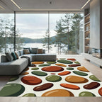 Earthy Rounded Pebble Collection Rug