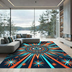 Cosmic Eye Sunburst Rug