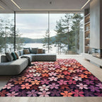 Gradient Pink Cherry Blossom Collection Rug