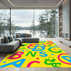 Bright Alphabet Block Play Rug