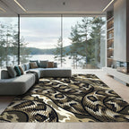 Camo Serpentine Reptile Landscape Rug