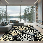 Coastal Coral Branch Cluster Rug