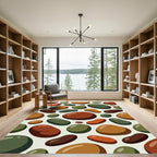 Earthy Rounded Pebble Collection Rug
