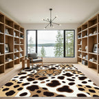 Sophisticated Cheetah Portrait Animal Spot Rug