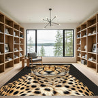 Majestic Golden Cheetah Portrait Rug