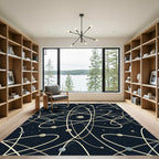 Atomic Orbit Abstract Pattern Rug