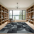 Monochromatic Geometric Blocks Composition Rug