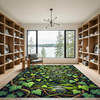Enchanted Ivy Vine Stone Wall Rug