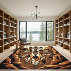 Earthy Southwestern Feather Canyon Rug