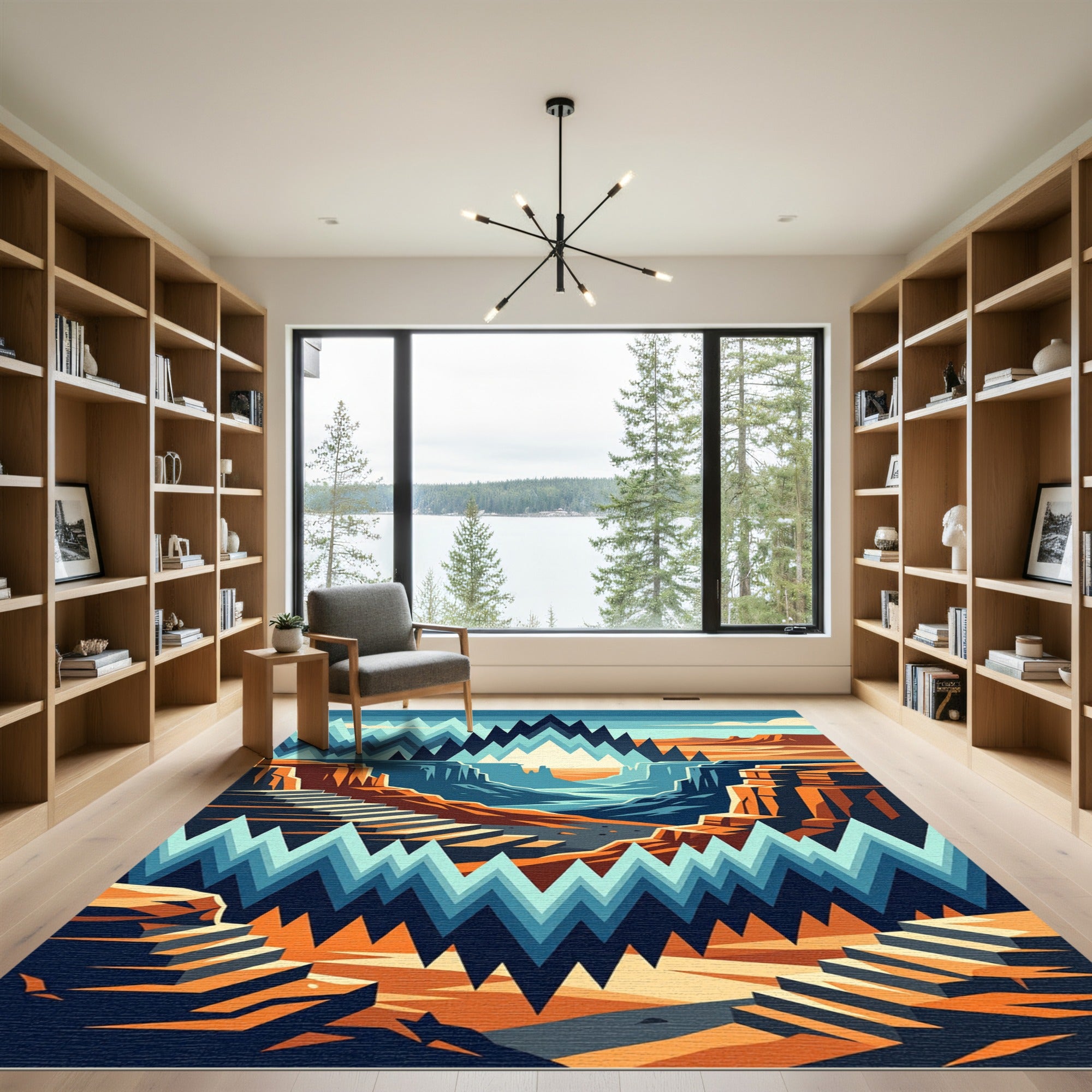 Desert Staircase Zigzag Vista Rug