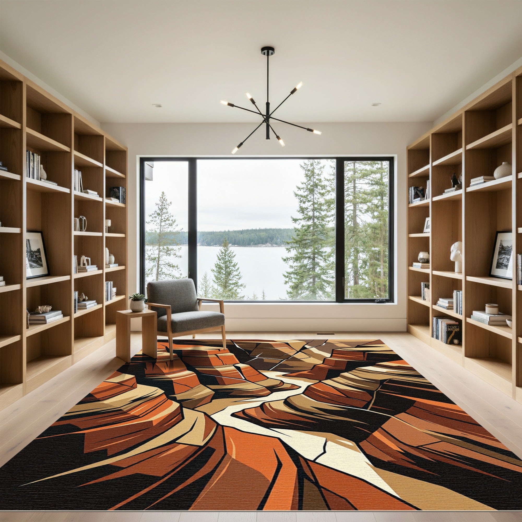 Terracotta Canyon Layers Rug