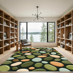 Smooth River Stone Multi Color Rug