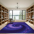Deep Space Swirling Nebula Rug