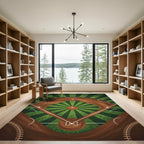 Baseball Diamond Field Graphic Rug