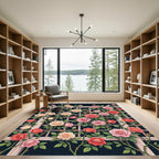 Rose Garden Trellis Blossom Rug