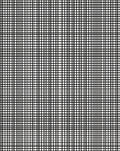 Black White Fine Line Geometric Rug