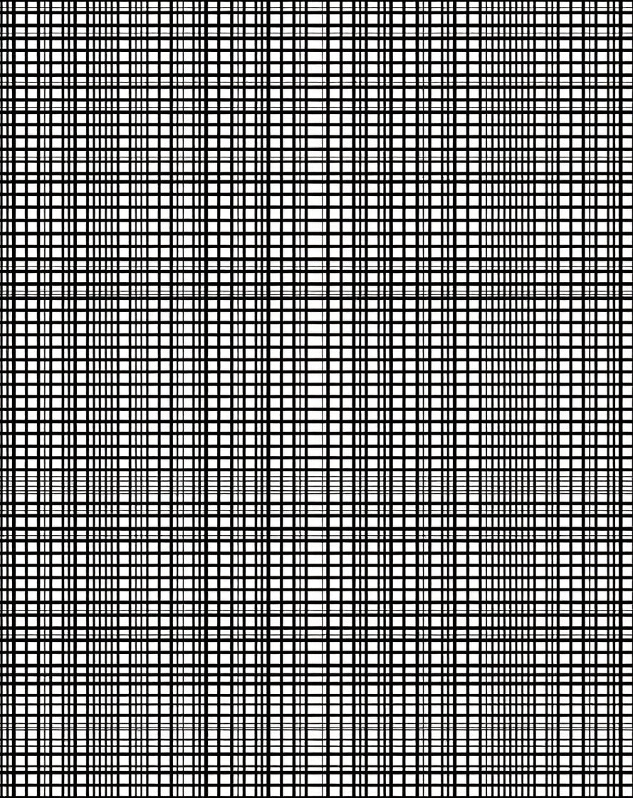 Black White Fine Line Geometric Rug