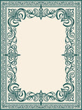 Elegant Flourish Border Design Rug