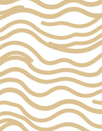 Abstract Wavy Sand Pattern Design Rug