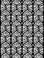 Abstract Geometric Tribal Pattern Rug