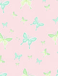 Pastel Butterfly Pattern Decorative Rug