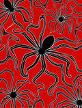 Bold Spiders With Flowing Lines Rug