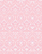 White Orchid Floral Pattern Rug