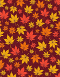 Autumn Leaves Vibrant Pattern Rug
