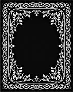 Classic White Floral Vine Scroll Rug
