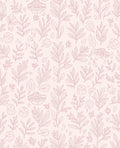 Blush Floral Outline Pattern Rug