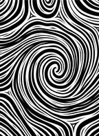 Abstract Swirl Line Pattern Rug