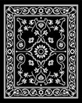 Classic Floral Border With Central Medallion Rug