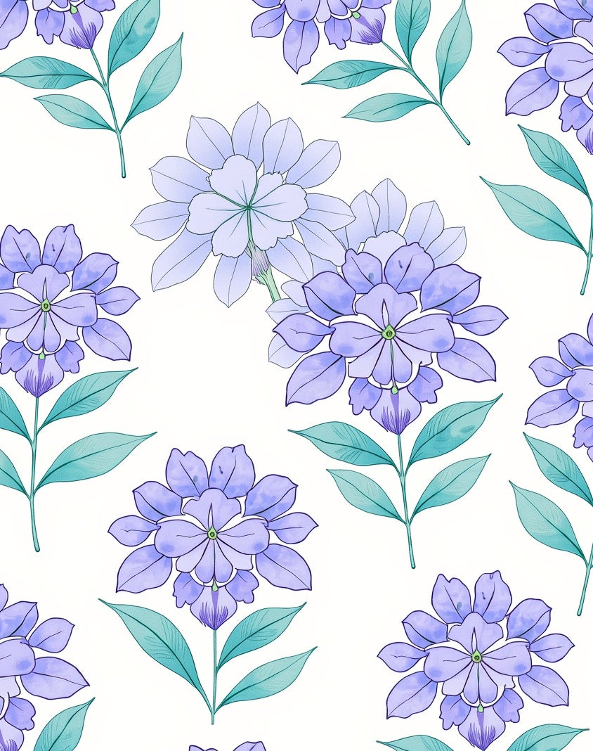 Pastel Floral Branches Watercolor Design Rug