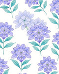 Pastel Floral Branches Watercolor Design Rug