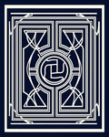 Ornate Abstract Linear Geometric Pattern Rug