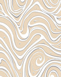 Abstract Swirl Dune Inspired Rug