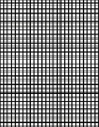 Clean Black White Grid Lines Rug