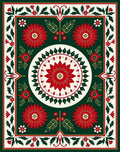 Floral Geometric Ethnic Pattern Rug