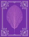 Bold Feather Geometric Pattern Rug