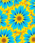 Bold Floral Nature Pattern Design Rug