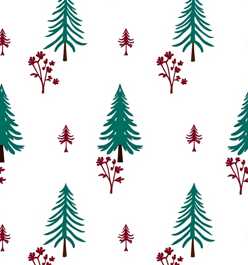 Forest Evergreen Berry Accents Rug