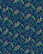 Botanical Foliage Leaf Pattern Design Rug