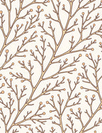 Cream Branch Berry Blossom Rug