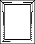 Modern Geometric Frame Style Rug