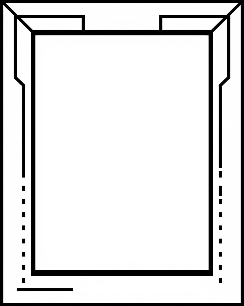 Modern Geometric Frame Style Rug